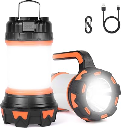 flintronic Rechargeable Camping Lantern 1000 Lumen 6 Modes IP64 3600mAh