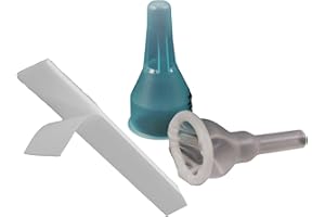 TOPMED ETS 25-Units Silicone Urinal Bag Male External Catheter Single use with Adhesive Strip (XLarge 35 mm 1.37 Inches)