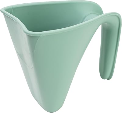 Shnuggle Bath Rinse Cup Soft Rim Hair Rinsing Jug with Handle Eucalyptus