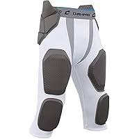 Football Girdle Adult Youth Football Pads Champro Adult Tri Flex Integrated 5 Pad Girdle 3xl White Football Pants With Built In Pads Football Thigh Pads - Foto 4
