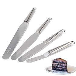 Cake Frosting Spatula Set, 4 6 8 10 Inch Straght
