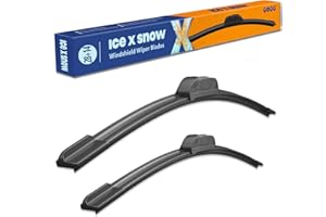 Icexsnow 28"+14" Water Repellent Windshield Wiper Blades Replacement for Toyota Corolla 2023-2020,Hyundai Elantra 2016-2011,Honda Fit 2020-2009 Silicone Automotive Windshield Wiper Blades