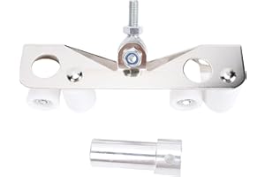 Fafeicy Drywall Inside Corner Bead Roller, for Seamless Wall Finish Stainless Steel PTFE Roller Tool, Compatible with Threade