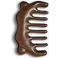 Wooden Scalp Massager - Handmade 100% Natural Green Sandalwood Wide Tooth Combs - Wood Massage Comb & Sandalwood Comb for Hair Growth