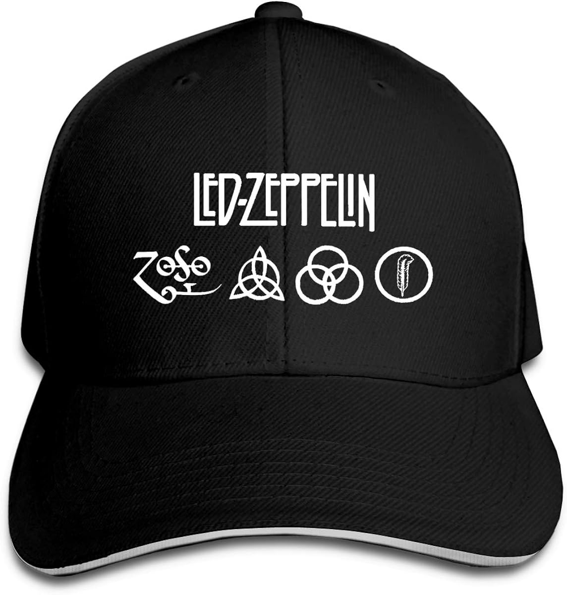 Led Zeppelin Logo and Symbols Unisex Adjustable Sandwich