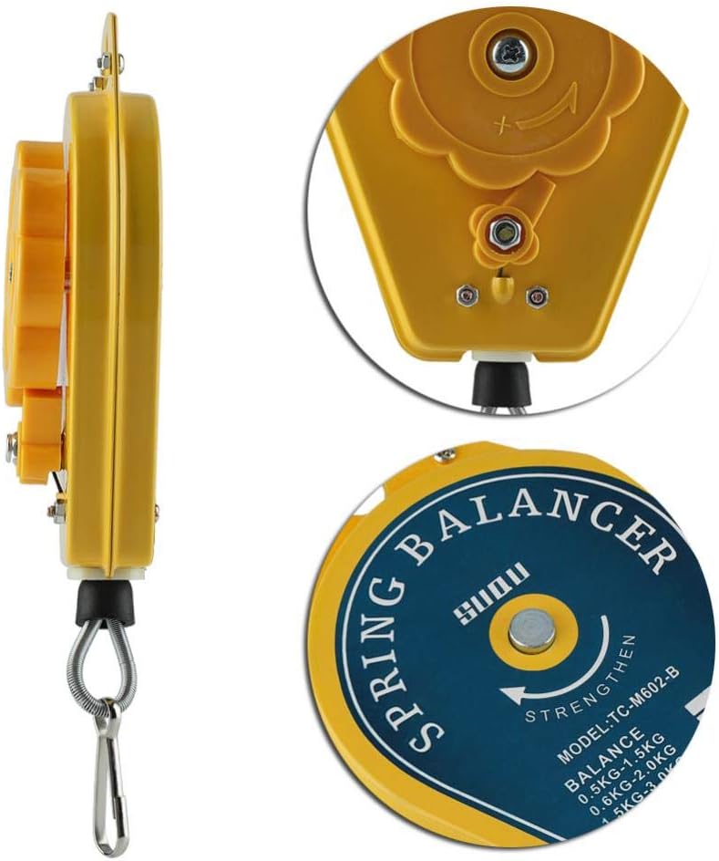 Retractable spring loaded tool holder, spring balancer tool holder, 0.5