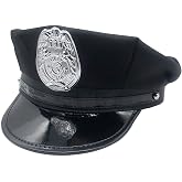 GUDVES Adults Cosplay Officer Captain Accessories - Military &amp; Police Hats for Stage Performance &amp; Halloween