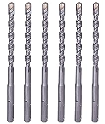 SDS Plus Hammer Drill Bit 6Pcs 3/8 in. x 6