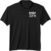 NASA Inspiration Collection &ndash; Space Shuttle Program White Performance Polo Shirt