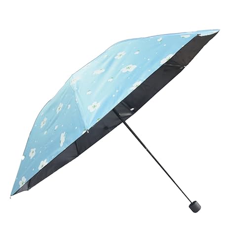 Designer 3 Fold Flower Print Umbrella for Men & Women