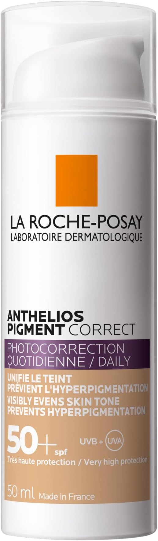 La Roche-Posay Anthelios Pigment Correct SPF 50+ Sunscreen 50ml Face Protection