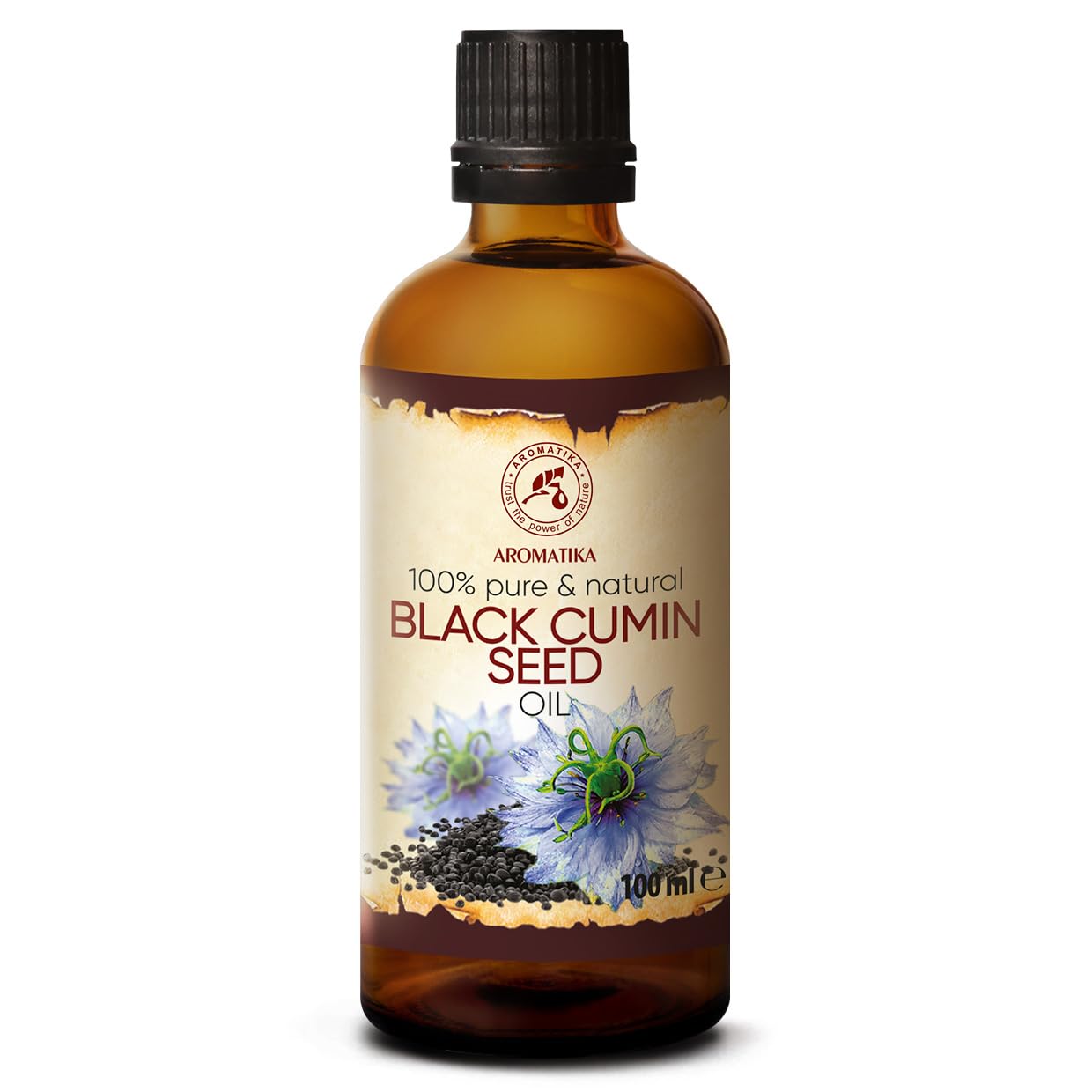 Black Cumin Seed Oil 100ml - Egypt - Nigella Sativa Seed Oil - 100% Pure & Natural