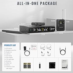 Phenyx Pro UHF Wireless Microphone System w/ 2x30