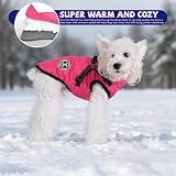 Poseca Dog Coat with Harness Winter Jacket for All Sizes Reflective Water view 7