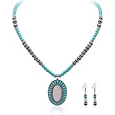 Rustic Couture's Western Necklace for Women Cowgirl Vintage Turquoise Country Jewelry