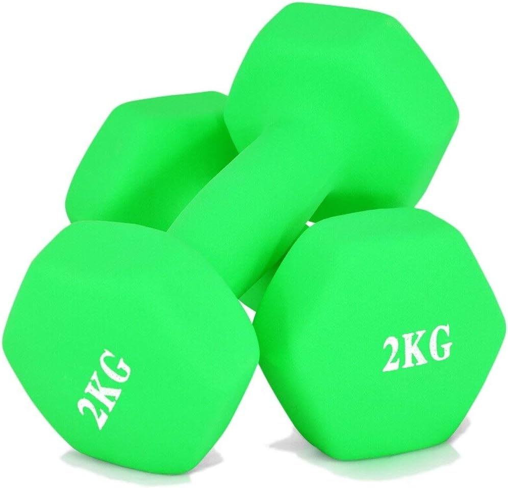 Xiaokeai Mancuerna Mancuernas Scrub Dip Dumbbell Pair of 2kg Heavy Dumbbells Fitness Equipment for Exercise Fitness Thin Arm Body Sculpting Mancuerna Mancuernas