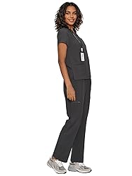floralhue Scrubs for Women, V-Neck Scrubs Top
