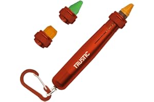 Trustic - Lumber Keel Crayon Holder for 1/2" Round or Hexagonal Crayons, Industrial Heavy Duty Construction Carpenter Metal H