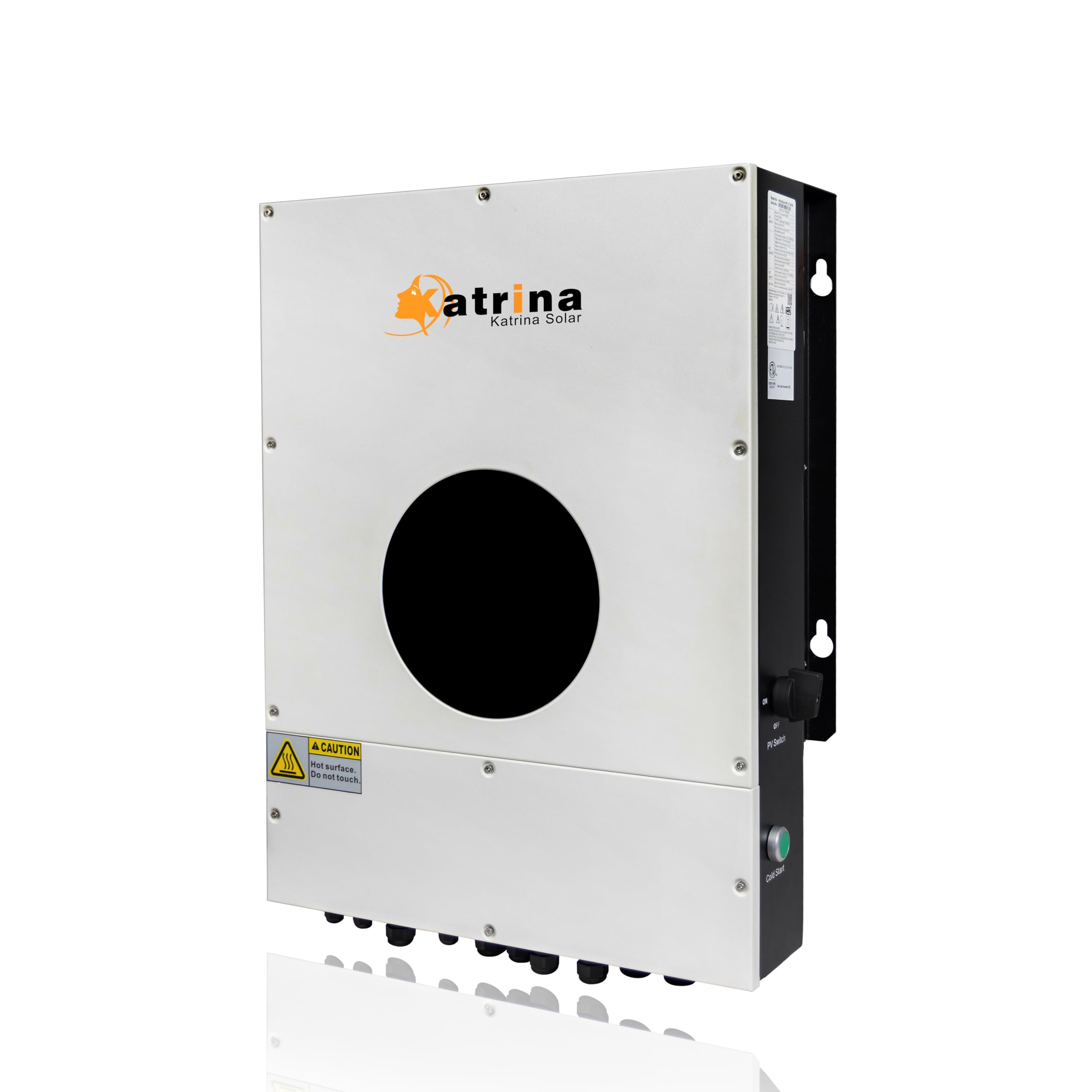 7500W Solar Inverter, Hybrid Solar Inverter, 48VDC to 120VAC, Pure Sine ...