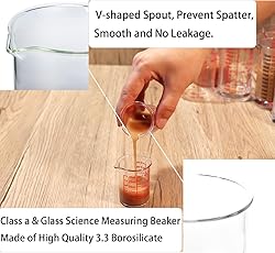 High Borosilicate Glass Measuring Cup-V-Shaped