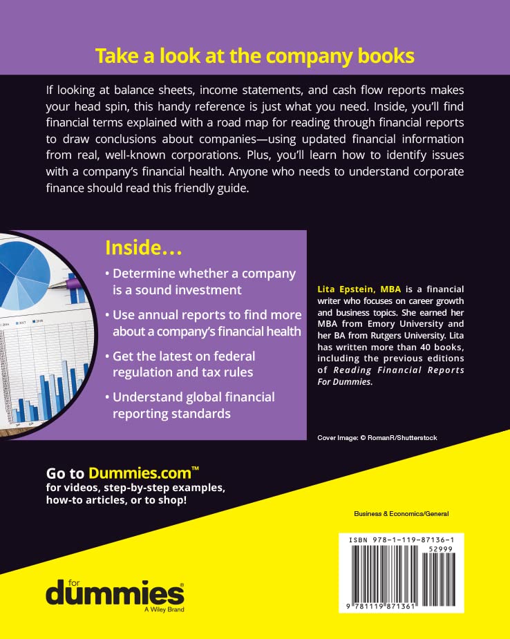 Reading Financial Reports For Dummies