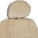 Scottsdale Seat Covers - Premium Cloth Front Pair 2pc for Car/SUV - Beige Tan