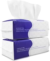 VMAGIC CARE Disposable Face Towels 120ct Cotton Wipes Ultra Soft 20x20cm EF view 9