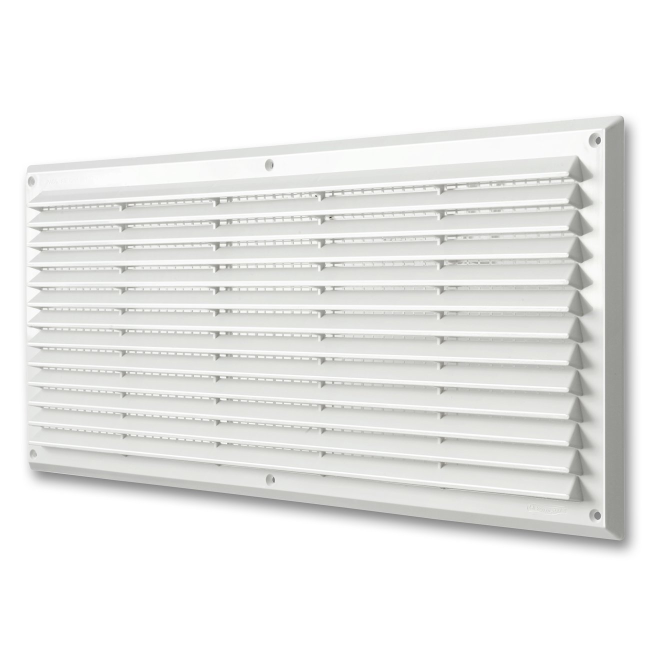The ar5023b-y Ventilation Grid Plastic Rectangular Superimpose, White, 500 x 227 mm