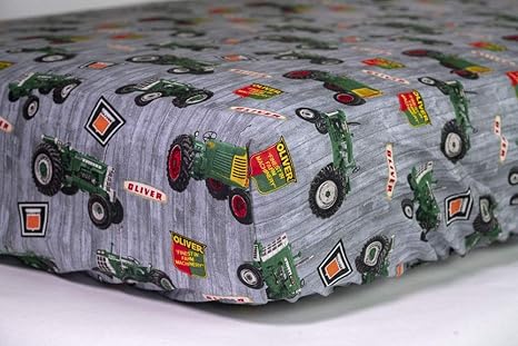 tractor crib bedding set