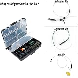 Dr.Fish 278pcs Carp Tackle Set Box Rig Accessories Kit Black Green view 4