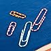 Paper Clips, 450 Pieces Colorful Striped Paperclips, Medium 28mm and Jumbo Sizes 50mm, Office Clips for School Personal Document Organizing and Classifying Professional Work