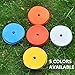 Eco Walker Flat Cones Spot Markers Soccer Basketball Sports Speed Agility Training (Set of 10)