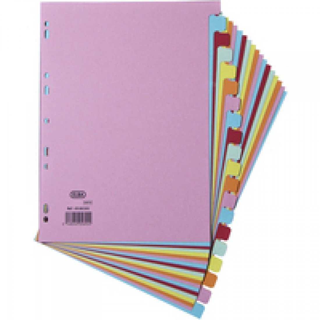 Elba A4 20 Part Assorted Card Divider