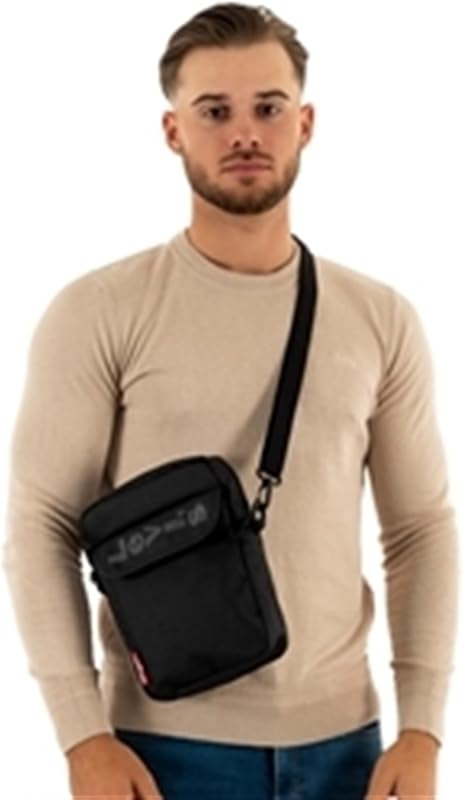 Men's Mini Crossbody Solid (Red Batwing) Bag — foto 2 de 7