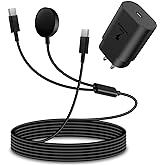 2 in1 Samsung Watch Charger,25W USB C Fast Charger Compatible with Galaxy Watch 8/7/6/6 Classic/5 Pro/5/4 /4 classic/3/Active2/1 and GalaxyS25/24/S23 /S22/21 Note/Z Fold 7(5ft)