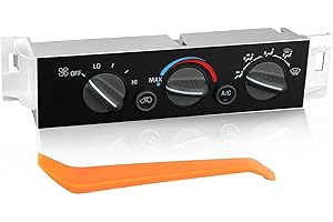 BULIAZY Front Climate Control Module 9378815 Heater A/C Control Switch for Chevrolet Truck for GMC C1500 C2500 C3500 K1500 K2500 K3500 Truck A/C Heater Air Conditioning Panel Unit 15-72548, 599-007, HS505