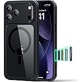 ESR for iPhone 17 Pro Max Case, Camera Control, Compatible with MagSafe, Shockof Military-Grade tection, Magnetic Phone Case for iPhone 17 Pro Max, Classic Hybrid Case, Clear Black