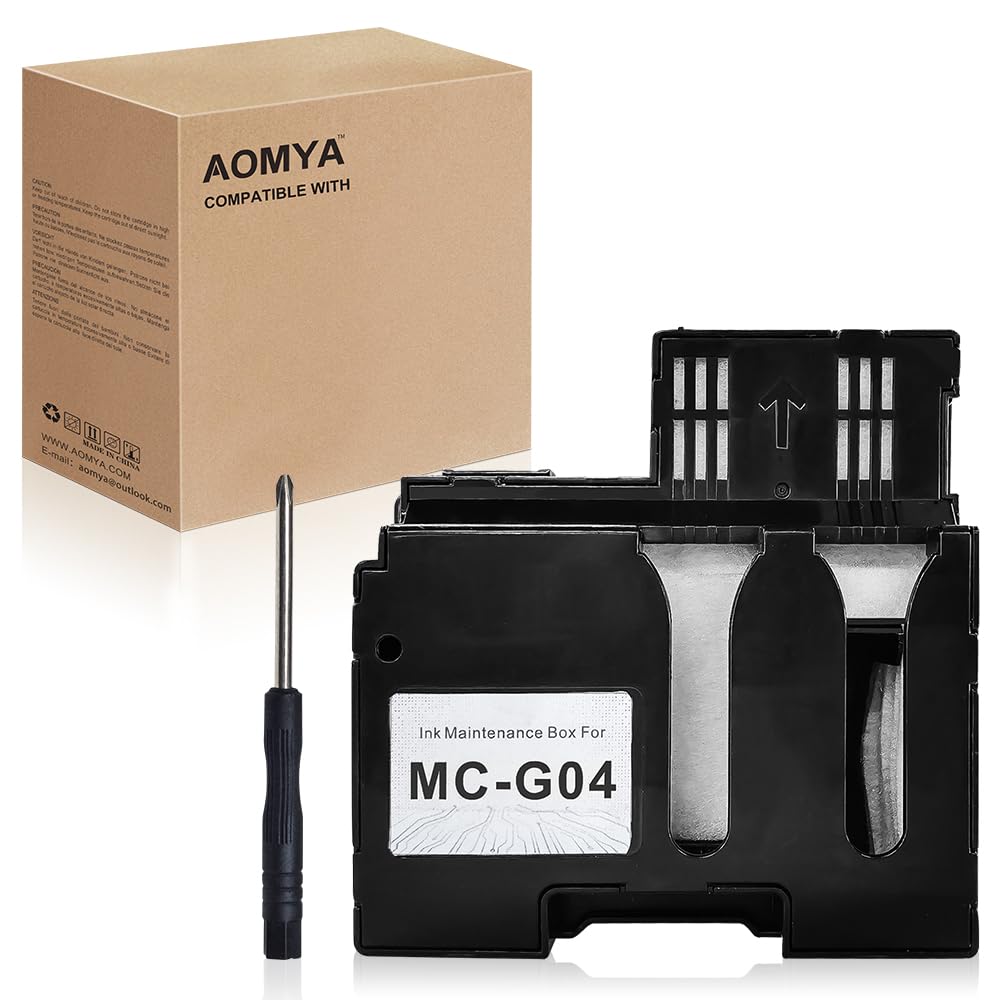 MC-G04 Maintenance Cartridge with Chip MC G04 Ink Maintenance Tank Replacement for Canon PIXMA G1130 G1230 G1330 G3270 G2270 G1230 G3370 G1430 G2470 G3470 G3471 G3472 G4470 Printer