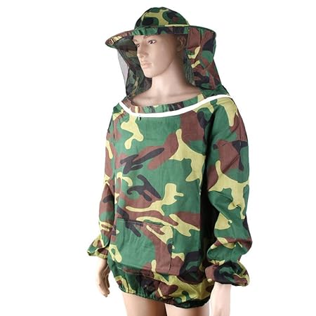 Imker Anzug ounona Bee Schutzkleidung mit Schleier (Camouflage)