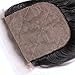Derun Hair Body Wave Silk Base Top Closure Bleached Knots Free Part 4X4