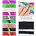Beinou Sequins Mermaid Headband Glitter Sequins Sport Headbands for Girls Non Slip Velvet Lined Sparkly Hairband Hair Style Accessories Pack of 9