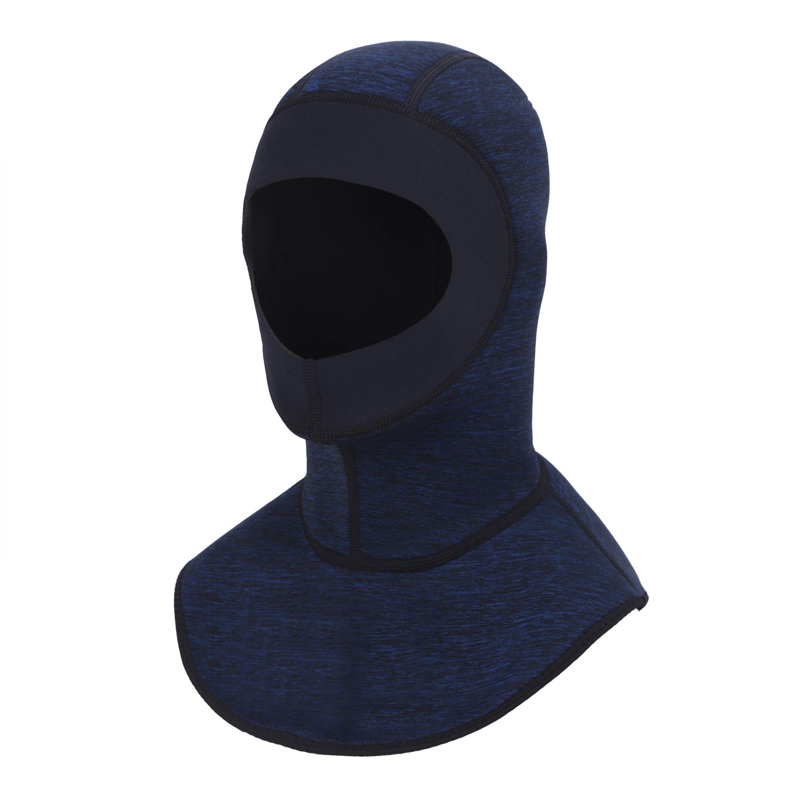 3mm Scuba Diving Hood Neoprene Snorkel Hat Stretchy Wetsuit Diving Cap for Men Women Thermal Water Sport Diving Mask Headgear Cap for Kayaking Sailing Surfing Swimming