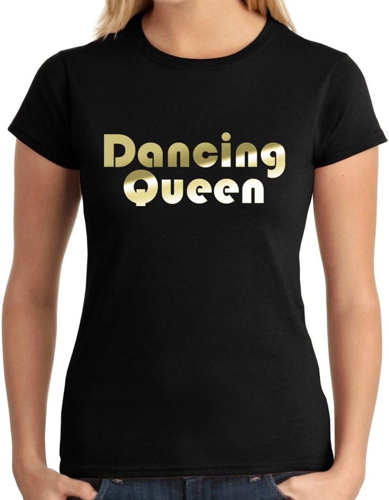 Cultzilla Dancing Queen Metallic Ladies T-Shirt