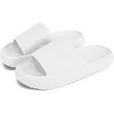 rosyclo Cloud Slippers for Women and Men, Pillow House Slippers Shower Shoes Indoor Slides Bathroom Sandals, Ultimate Comfort, Lightweight, Thick Sole, Non-Slip, Easy to Clean