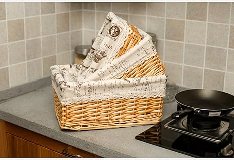 Korb aus Korb zur Aufbewahrung von Büromöbeln, Regal, Badezimmer