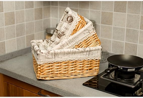 Korb aus Korb zur Aufbewahrung von Büromöbeln, Regal, Badezimmer