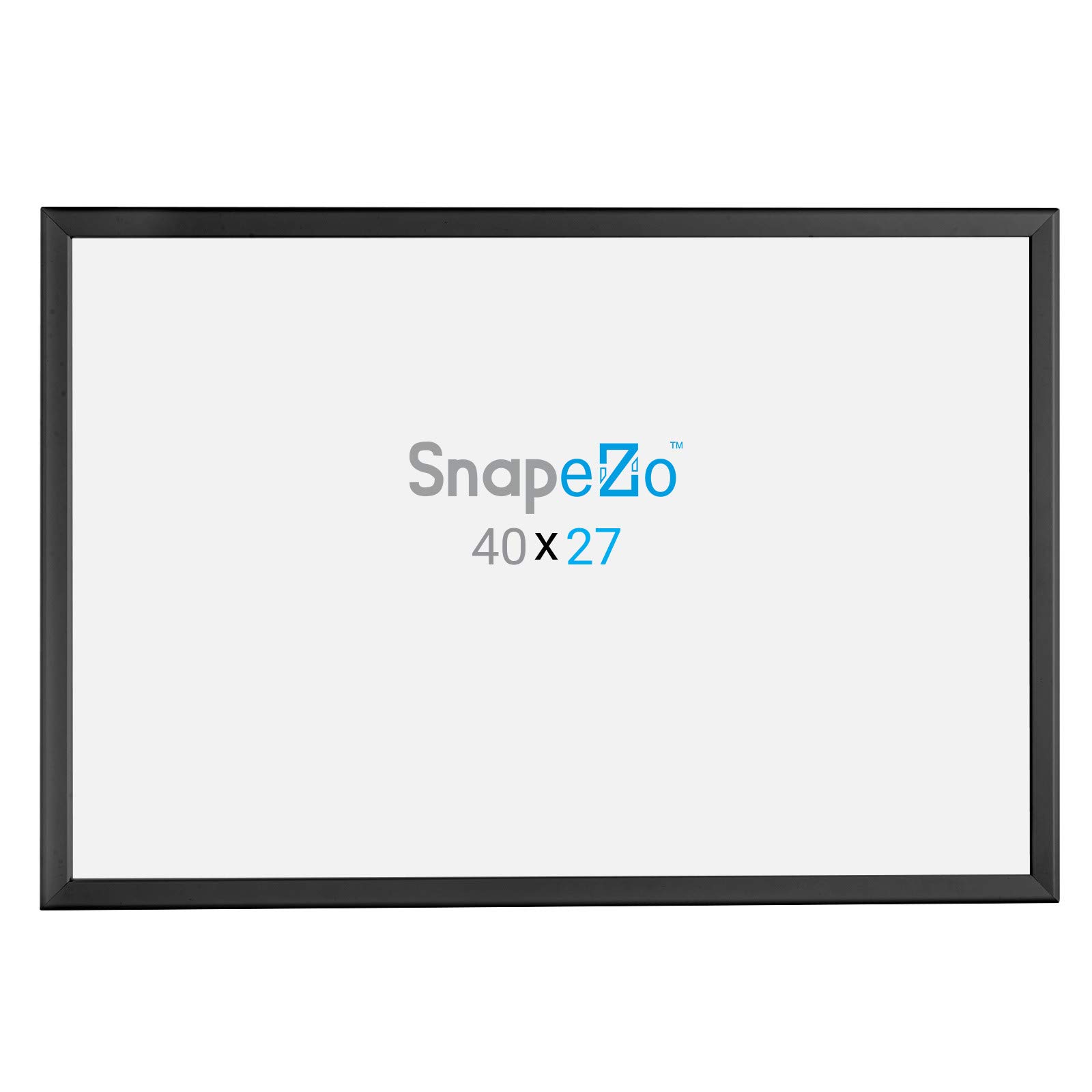 SnapeZo 27x40 Movie Poster Frame, Black, 1.25 Inch Aluminum Profile