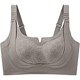 Push Up Bras for Seniors,Seamless Comfort Lifting Anti-Sagging Bras Best Lifting Bra for Sagging Breasts Red,XXL