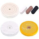 Swpeet 6Pcs 6 Inch Professional Buffing Polishing