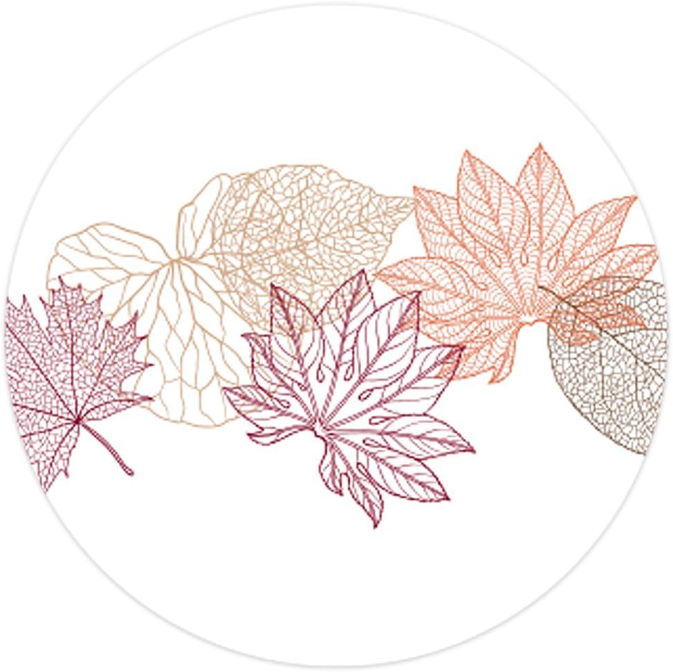 Autumn Leaf Pattern - Wedding Envelope Seals - Pack of 70